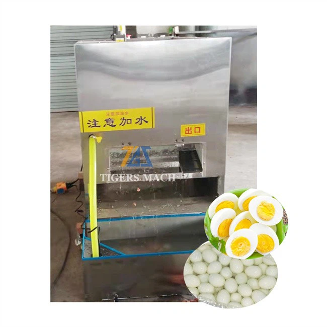 Efficiency Egg peeling and shelling Process machinery